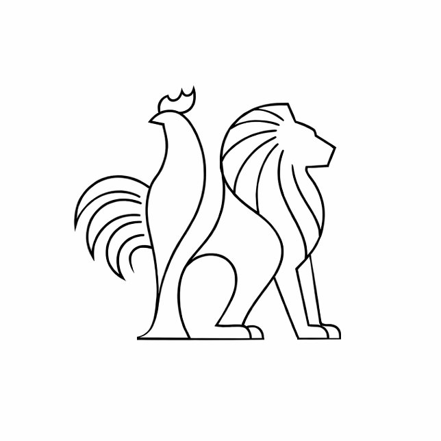 Rooster/Lion logo